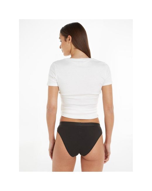 Tommy Hilfiger Black Logo Waist Briefs