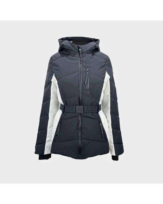 Jack Wills Blue Hooded Puffer Waterproof Windproof Insulated Ski Jacket
