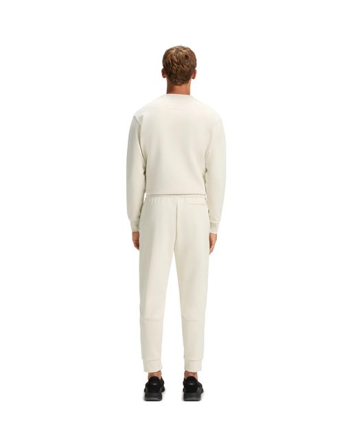 Boss Natural Soft Cotton-Blend Jogging Bottoms for men