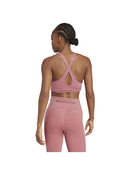 Adidas Purple Non Wired High Impact Sports Bra