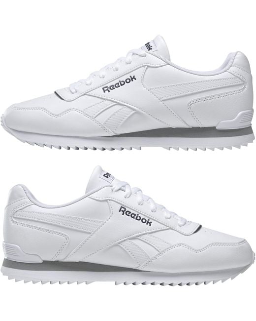 Reebok White Glide Ripple Clip Trainers for men