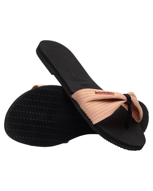 Havaianas Brown You St Tropez Flip Flops