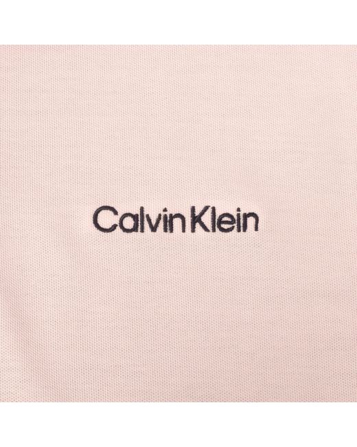 Calvin Klein Blue Jc Block Short Sleeve Performance Polo Shirt for men