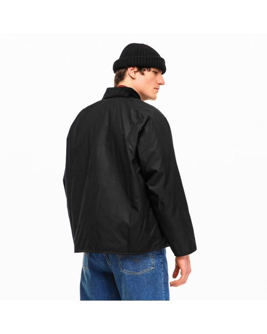 Barbour Blue Pacemaster Waxed Jacket for men