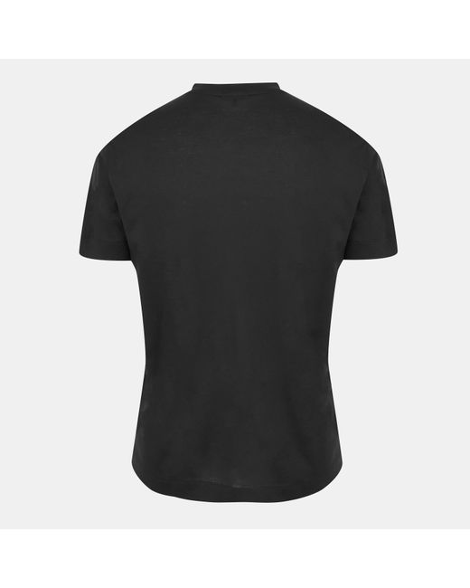 Emporio Armani Black Crew Neck T-Shirt for men