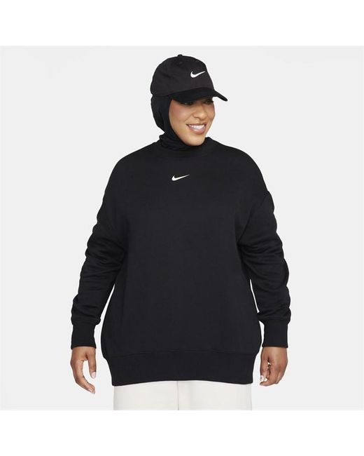 Nike Blue Sportswear Phoenix Fleece Oversized Crewneck Sweatshirt
