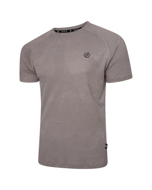 Dare 2b Gray Short-Sleeve Polo Shirt for men