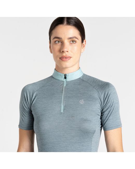 Dare 2b Blue Short-Sleeve Cycling Jersey