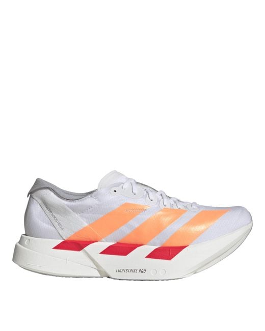 Adidas Gray Adizero Adios Pro 4 Running Shoe