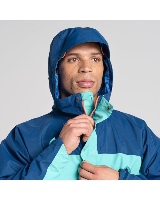 Craghoppers Blue Dustin Waterproof Jacket for men