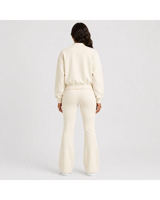I Saw It First Natural Fleece Flare Jogger