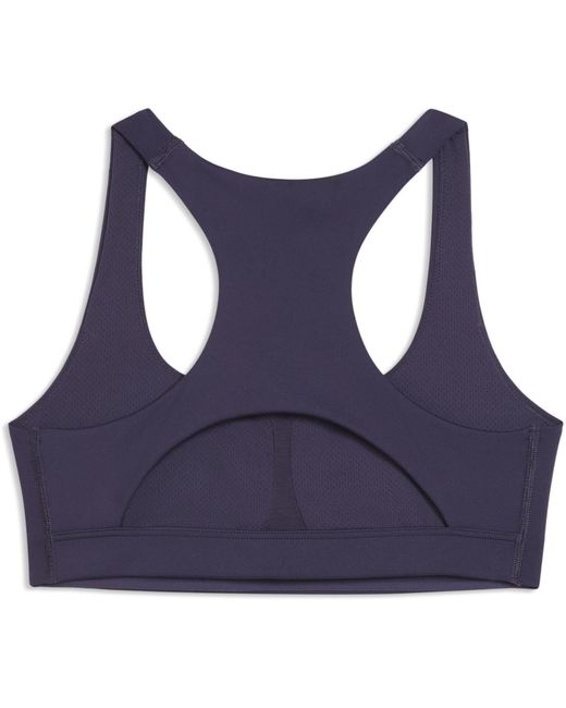 PUMA Blue Hyrox Tech Hyrox Non Wired Medium Impact Sports Bra