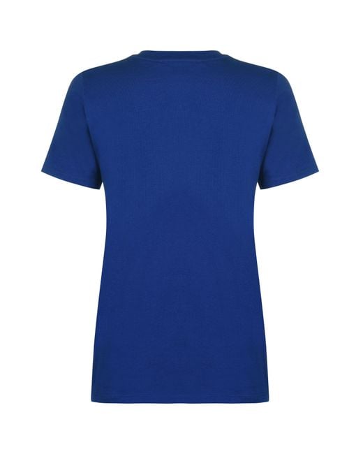 MICHAEL Michael Kors Blue Crew Logo T Shirt