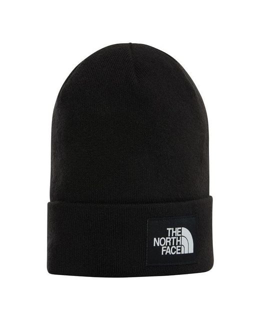 The North Face Black Dock Worker Recycled Beanie for men