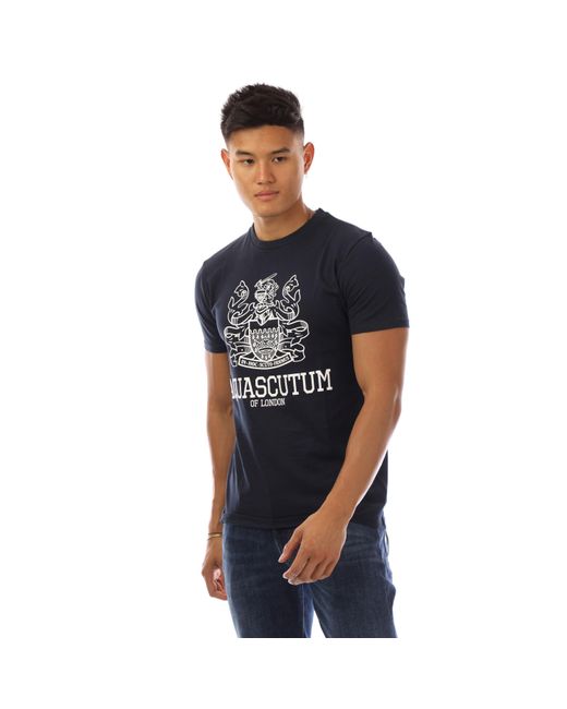 Aquascutum Blue T-Shirt for men