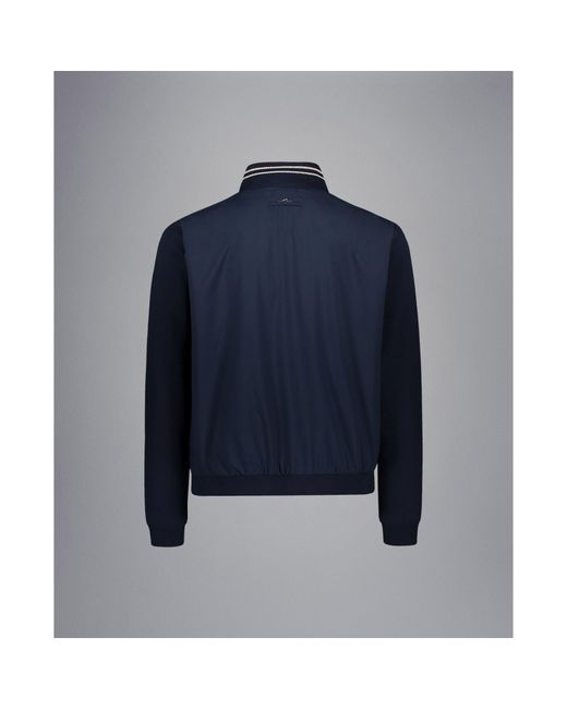 Paul & Shark Blue Typhoon Water Wind Resistant Softshell Jacket for men