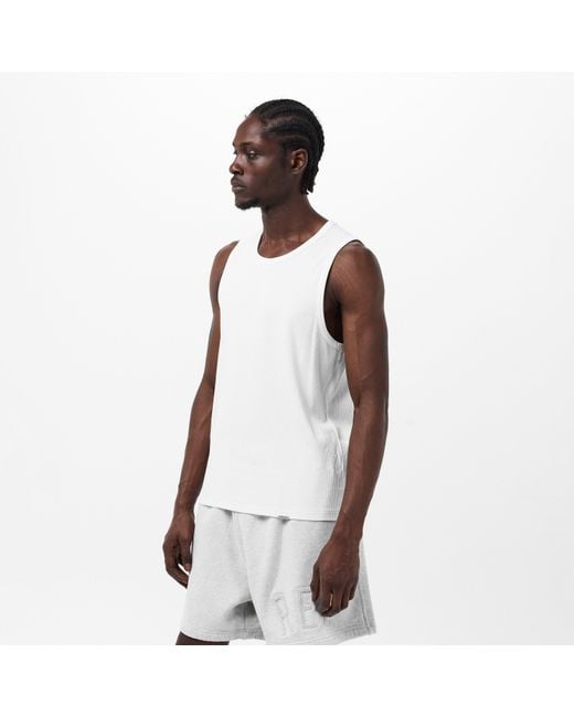 Represent White Racerback Vest for men