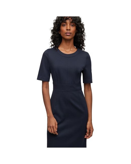 Boss Blue Dirula Mini Dress