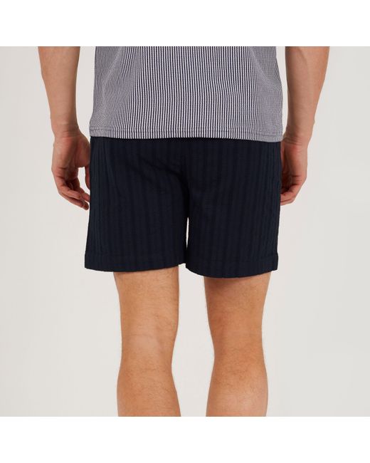 Brave Soul Blue Elasticated Woven Tracksuit Shorts for men