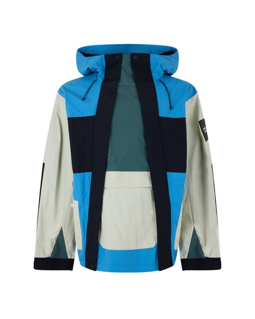 Ambush Blue Mountain Colour Block Weather-Resistant Parka for men