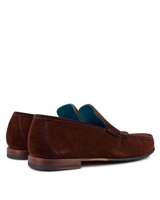 Loake Brown Nicholson Loafers for men