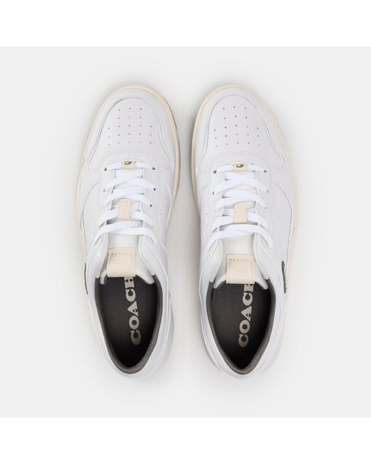 COACH White Low-Top Trainers