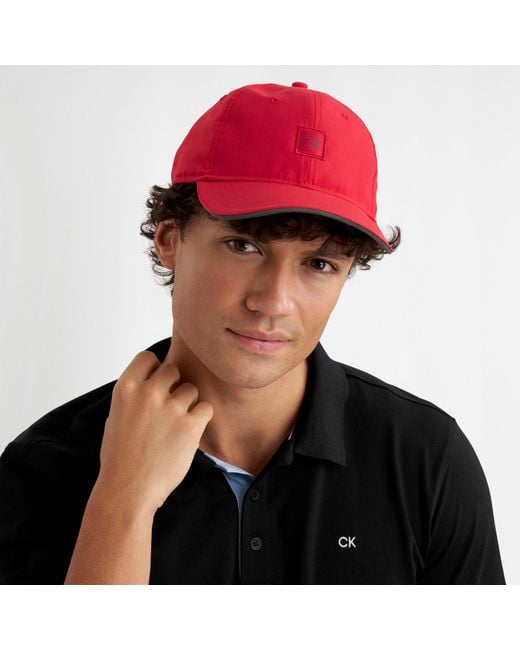 Calvin Klein Red Ck Golf Cap for men