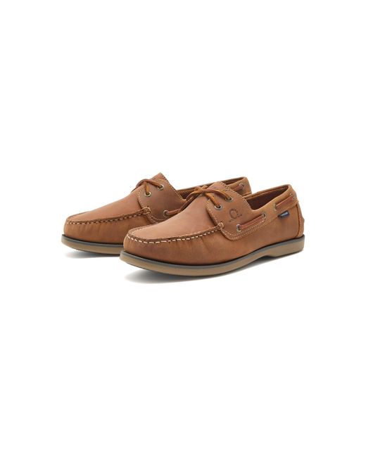 Chatham Brown Boat Shoes for men