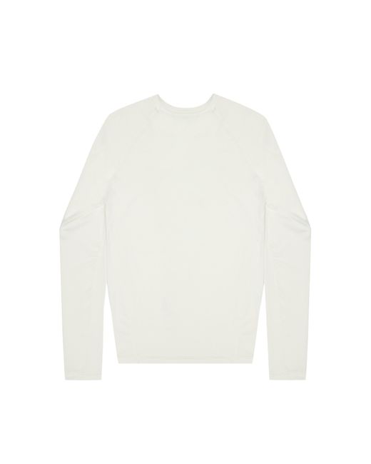 No Fear White Compression Long Sleeve T-Shirt for men