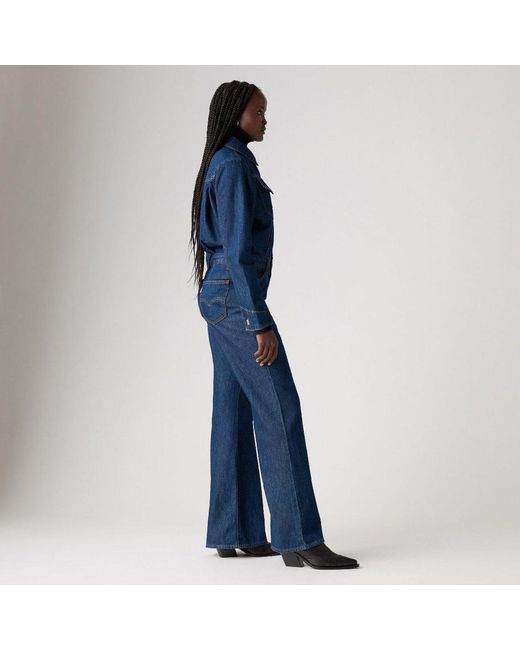 Levi's Blue Wstrn Jumpsuit