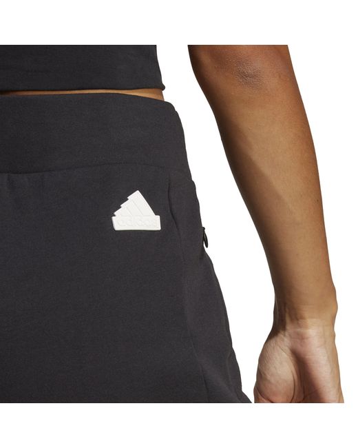 Adidas Black Mission Victory High Waist Closed Hem Poly Jogger