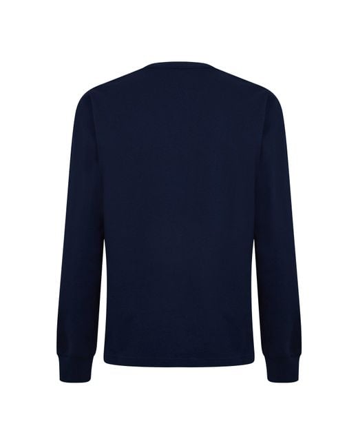 Lacoste Blue Long Sleeve T-Shirt for men