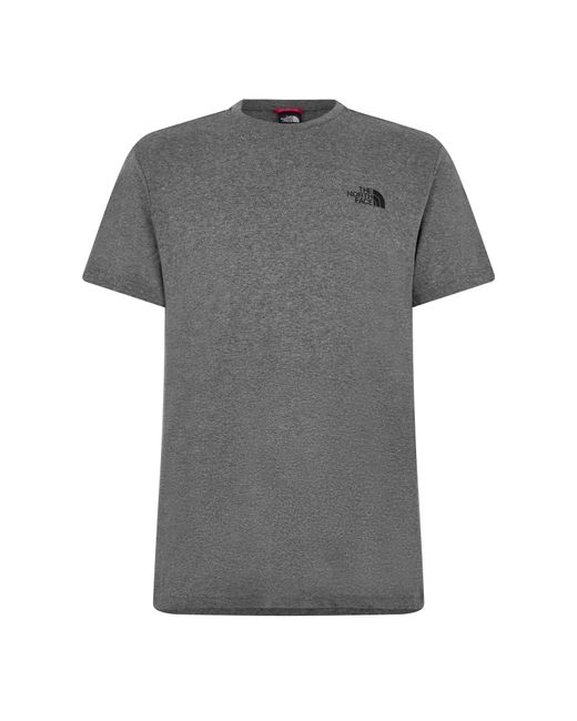 The North Face Gray Regular Fit Simple Dome T-Shirt for men