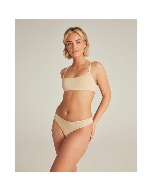 Nudea Multicolor Scoop Neck Bralette Second Skin Stretch
