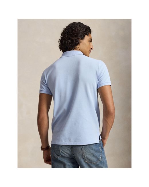 Polo Ralph Lauren Blue Custom Short Sleeve Polo Shirt for men