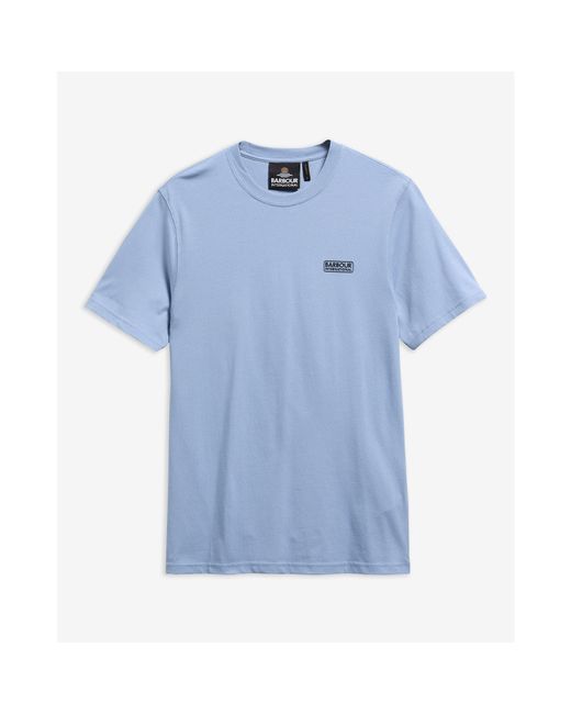 Barbour Blue Small Logo T-Shirt for men