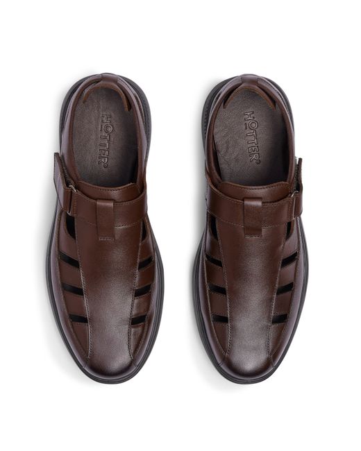 Hotter Brown Marlin Fisherman Inspired Shoes for men
