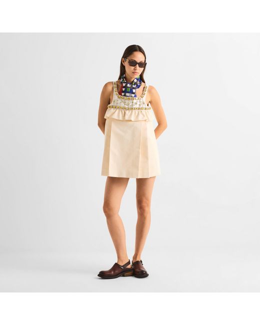 Miu Miu Brown 0Mu 09Ws Rectangle Sunglasses