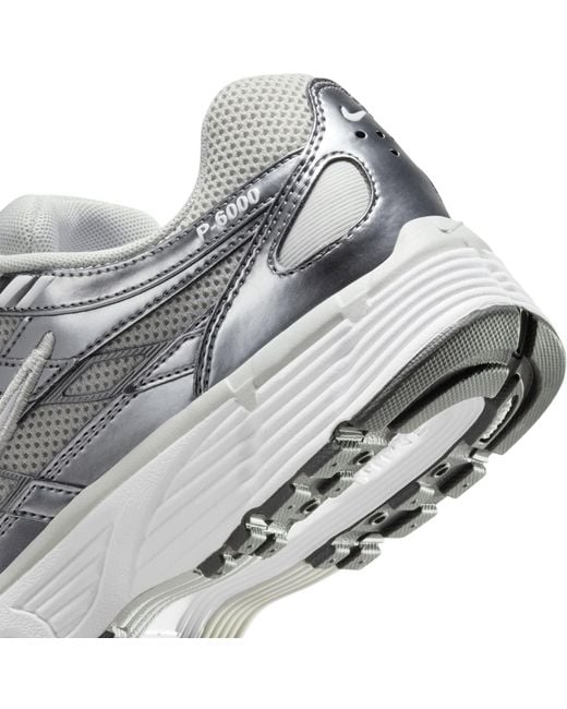 Nike Gray P-6000 Shoes