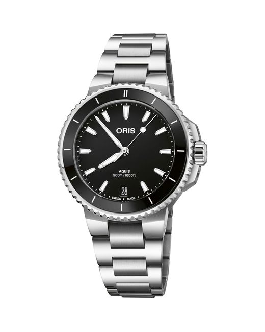 Oris Metallic Aquis Date Bracelet Watch for men