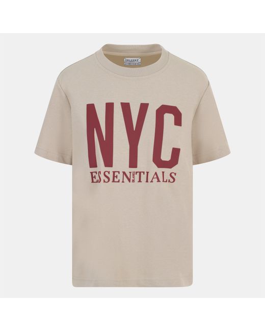 Blank Essentials Multicolor Nyc Cotton Short Sleeve Oversized T-Shirt