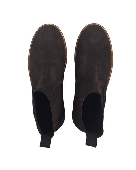 Firetrap Black Millau Suede Chelsea Boots for men
