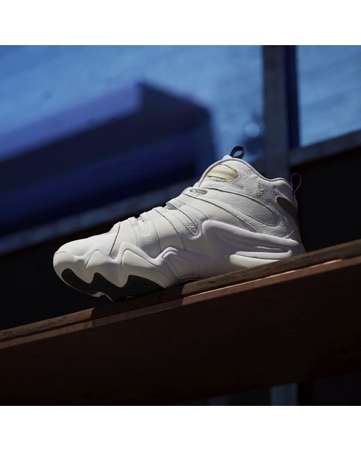 Adidas White Crazy Basketball Trainers for men