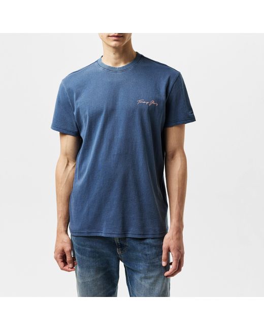 Tommy Hilfiger Blue Tjm Signature Sailing Short Sleeve T-Shirt for men