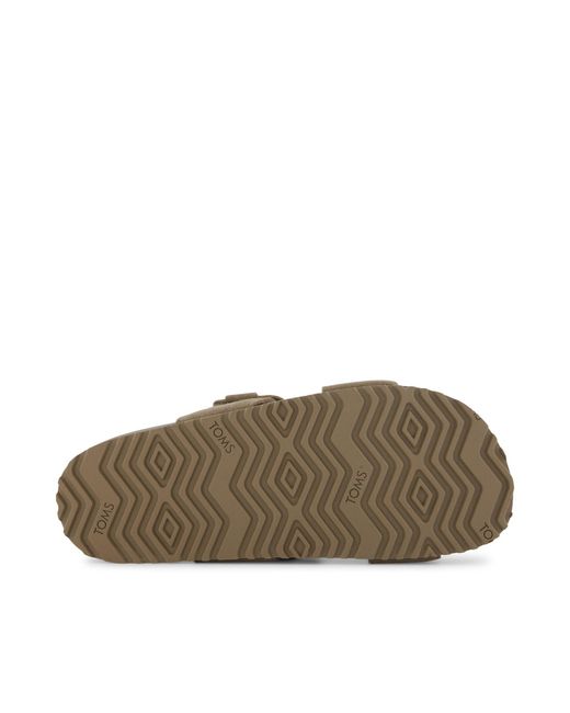 TOMS Brown Flat Sandals for men