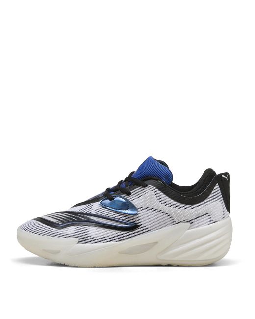 PUMA Blue All-Pro Nitro 2 Shammgo Basketball Trainers for men
