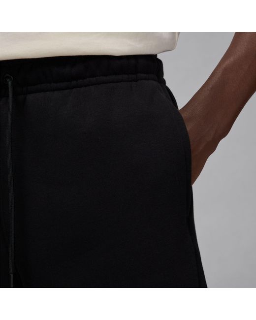 Nike Gray Aj Brooklyn Fleece Shorts for men
