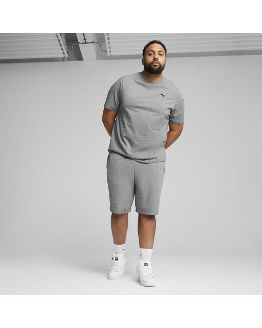 PUMA Gray Regular Fit T-Shirt for men