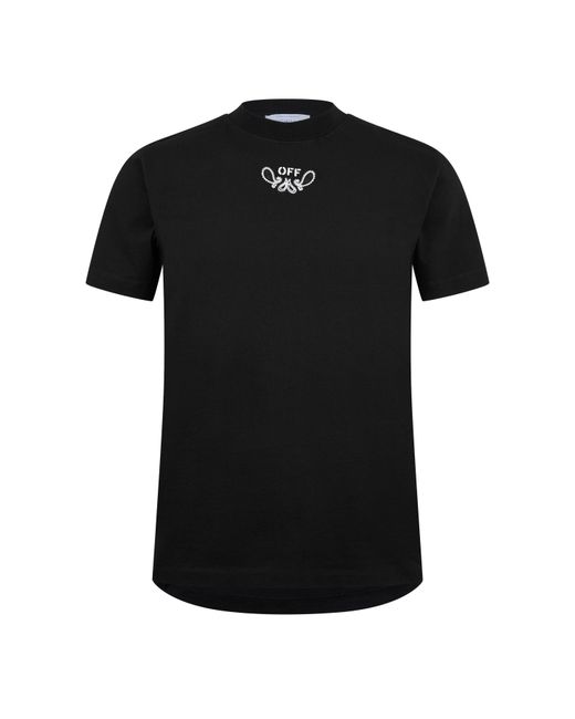 Off-White c/o Virgil Abloh Black Bandanna Skate T-shirt for men
