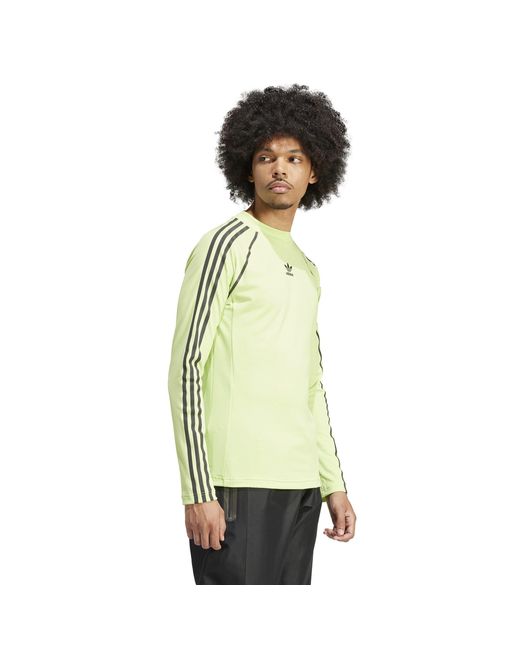 Adidas Originals Green Long Sleeve T-Shirt for men